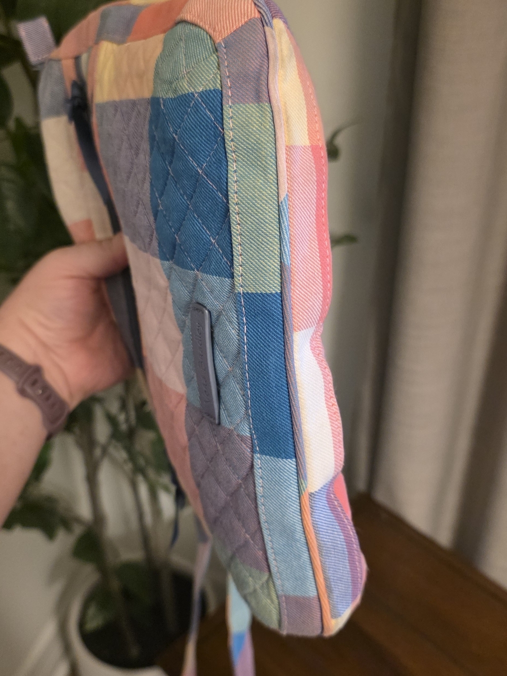 Vera Bradley Triple Zip Patchwork Crossbody - Picture 7 of 7
